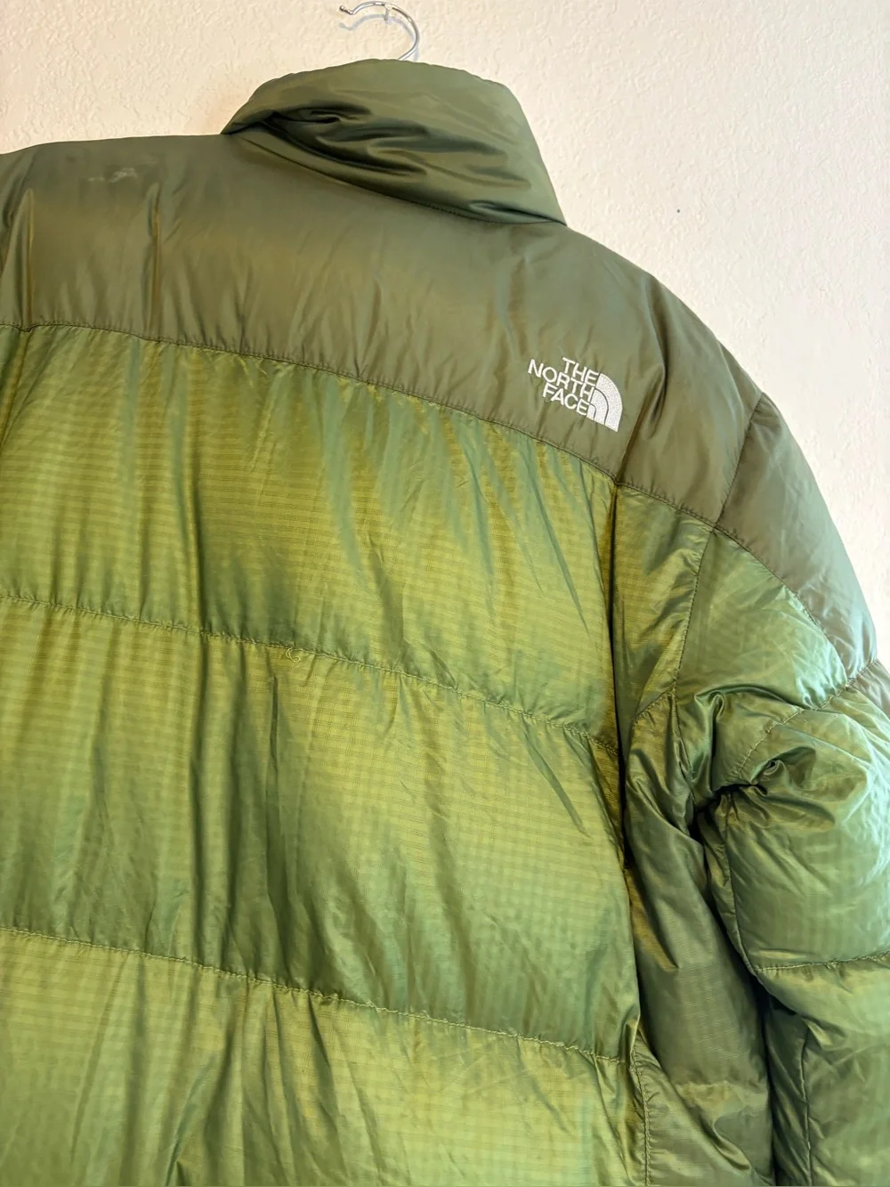The North Face Summit Series 700 Down Men Med Green Full Zip Puffer Rare VTG